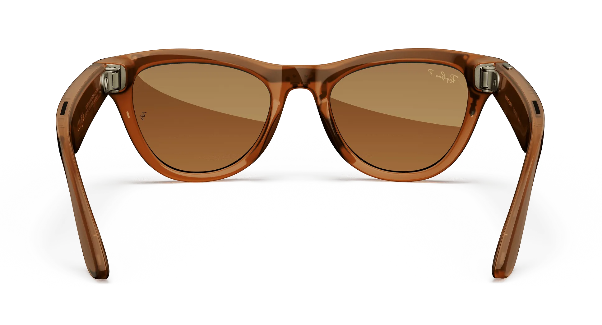 Ray-Ban Meta Glass Skyler - Shiny Caramel Transparent Brown