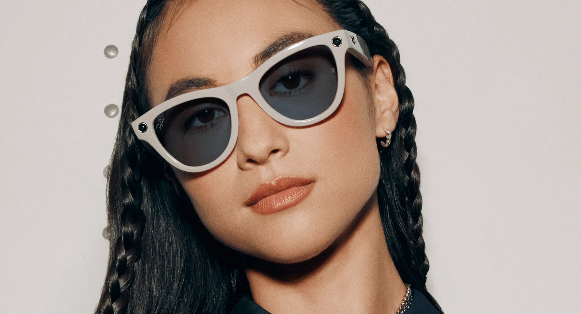 Ray-Ban Meta Glass Skyler - Shiny Chalky Gray Transitions