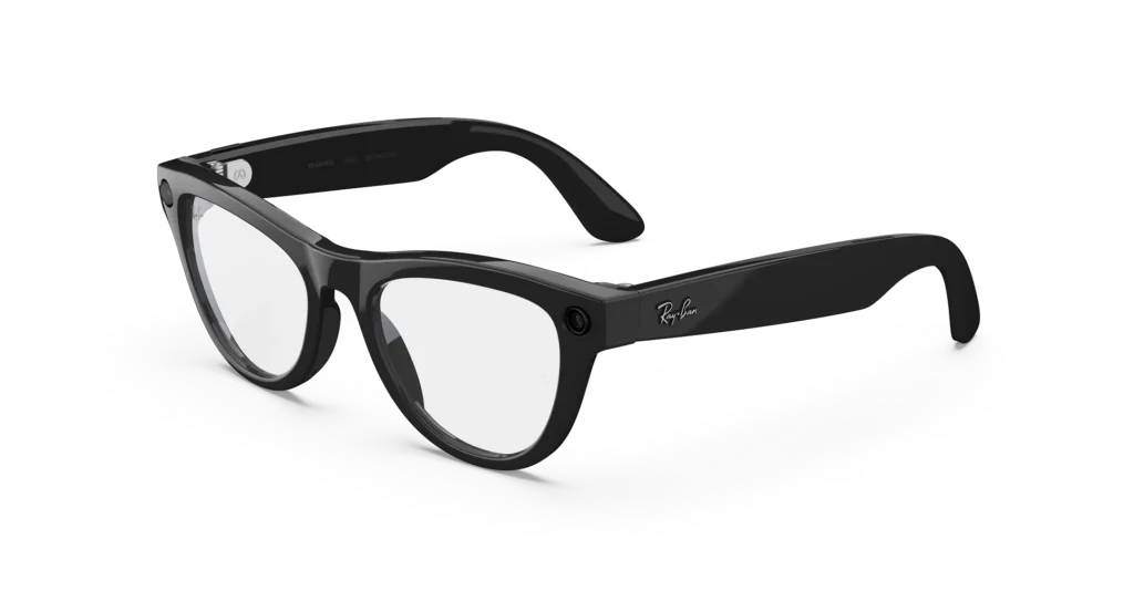 Ray-Ban Meta Glass Skyler - Shiny Black Clear