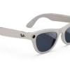 Ray-Ban Meta Glass Skyler - Shiny Chalky Gray Transitions