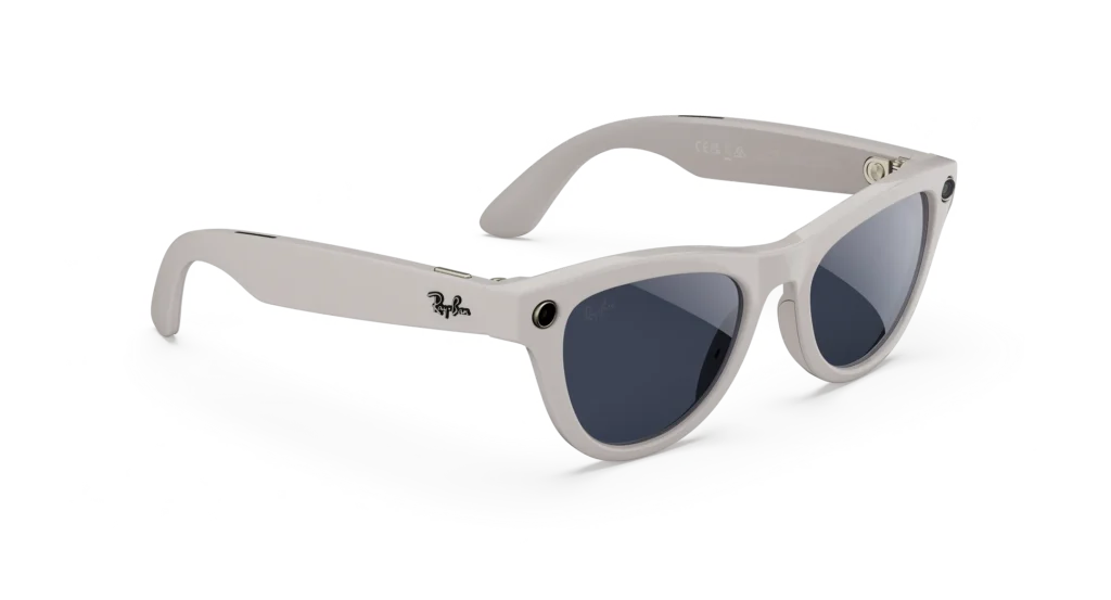 Ray-Ban Meta Glass Skyler - Shiny Chalky Gray Transitions