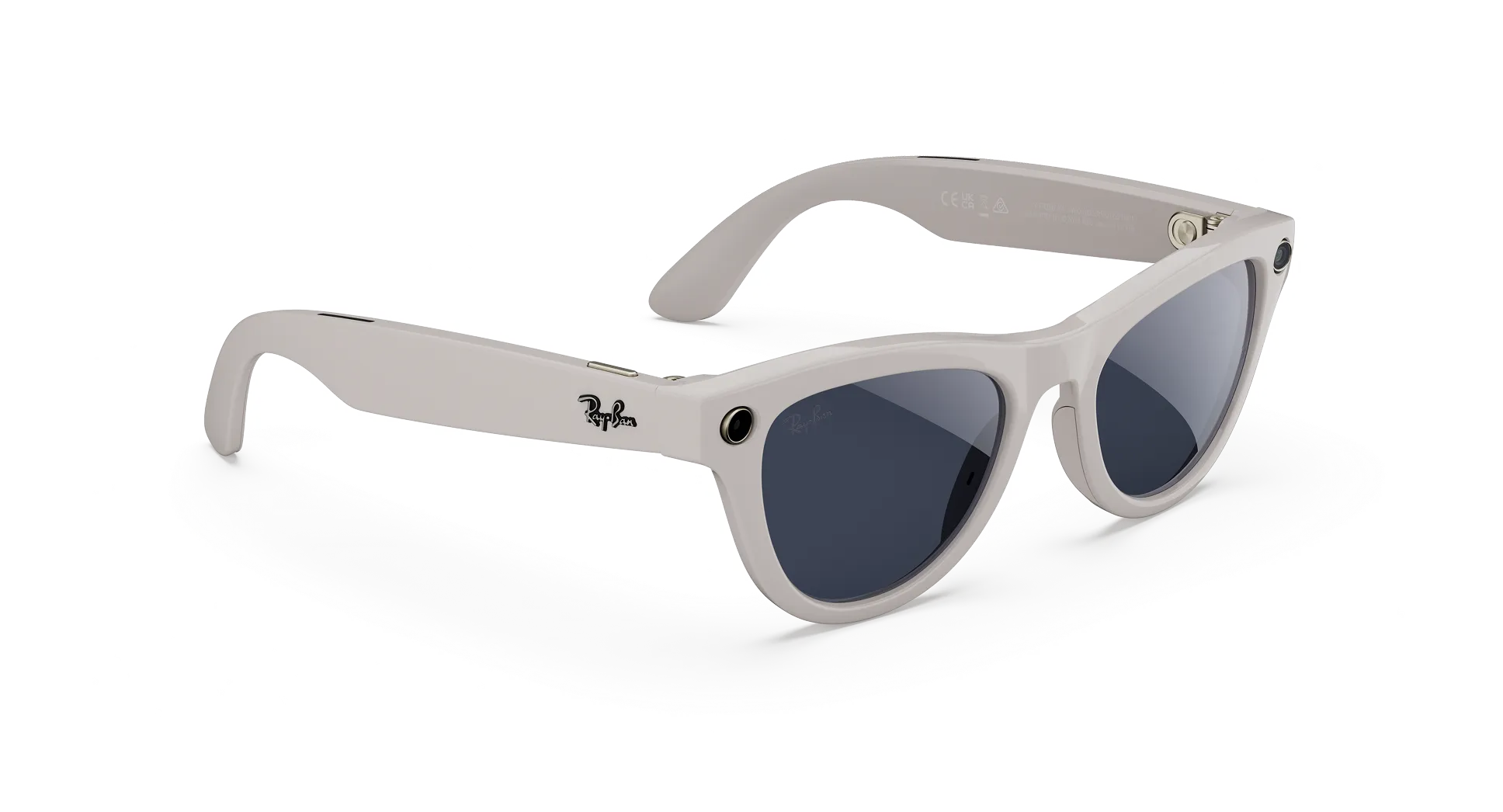 Ray-Ban Meta Glass Skyler - Shiny Chalky Gray Transitions