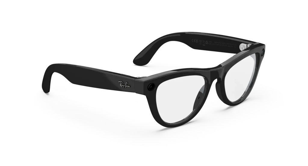 Ray-Ban Meta Glass Skyler - Shiny Black Clear