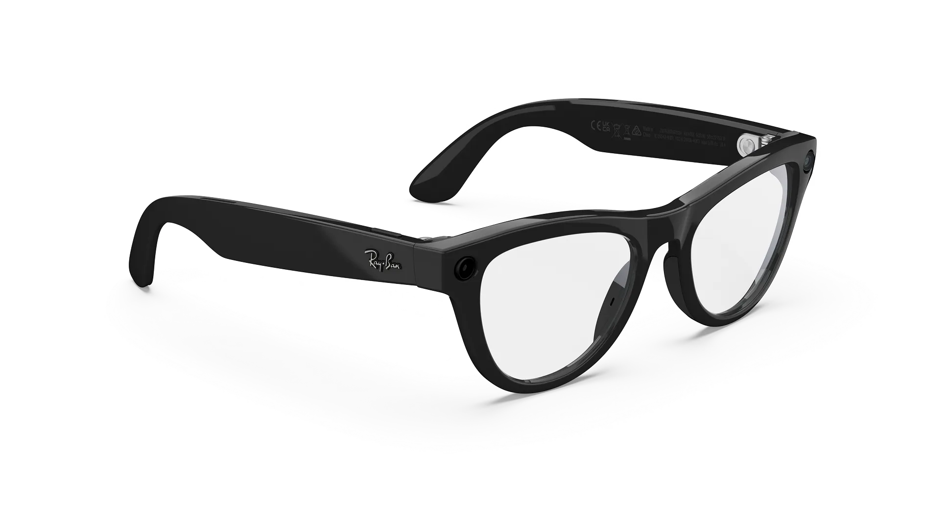 Ray-Ban Meta Glass Skyler - Shiny Black Clear