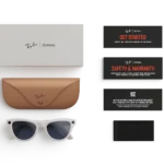 Ray-Ban Meta Glass Skyler - Shiny Chalky Gray Transitions