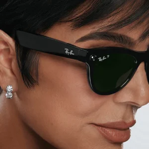 Ray-Ban Meta Glass Skyler - Shiny Black Green Polarized
