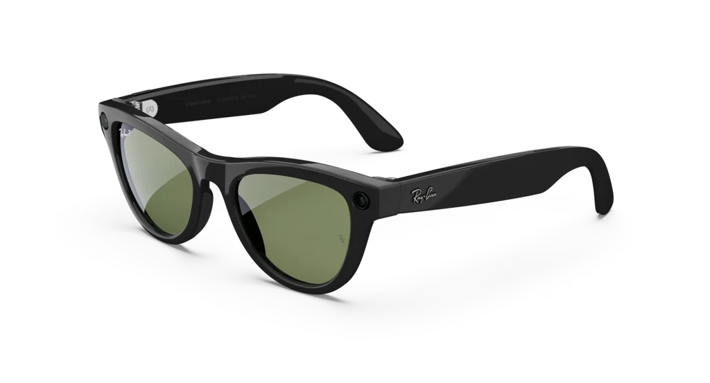 Ray-Ban Meta Glass Skyler - Shiny Black Green Polarized