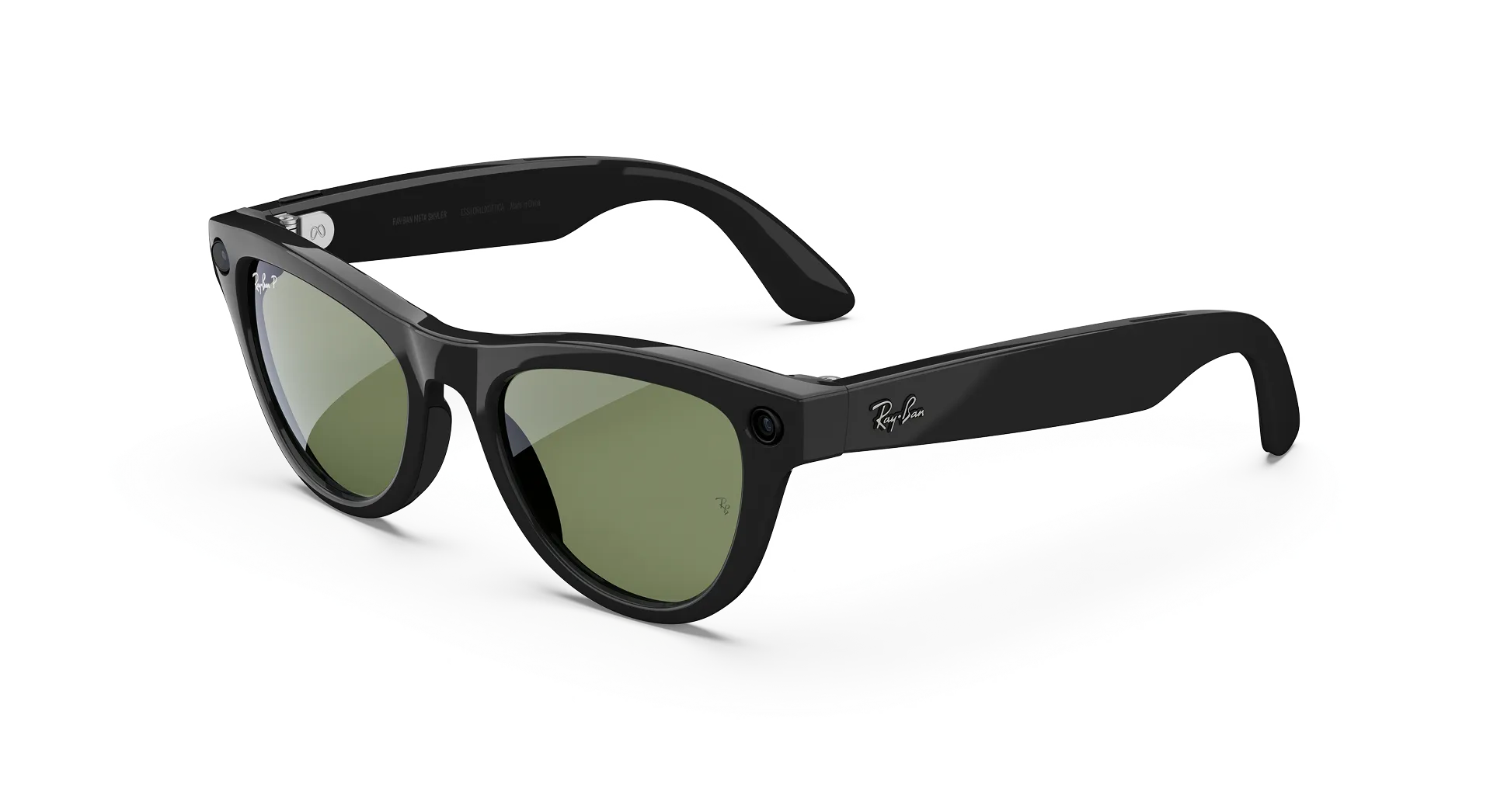 Ray-Ban Meta Glass Skyler - Shiny Black Green Polarized