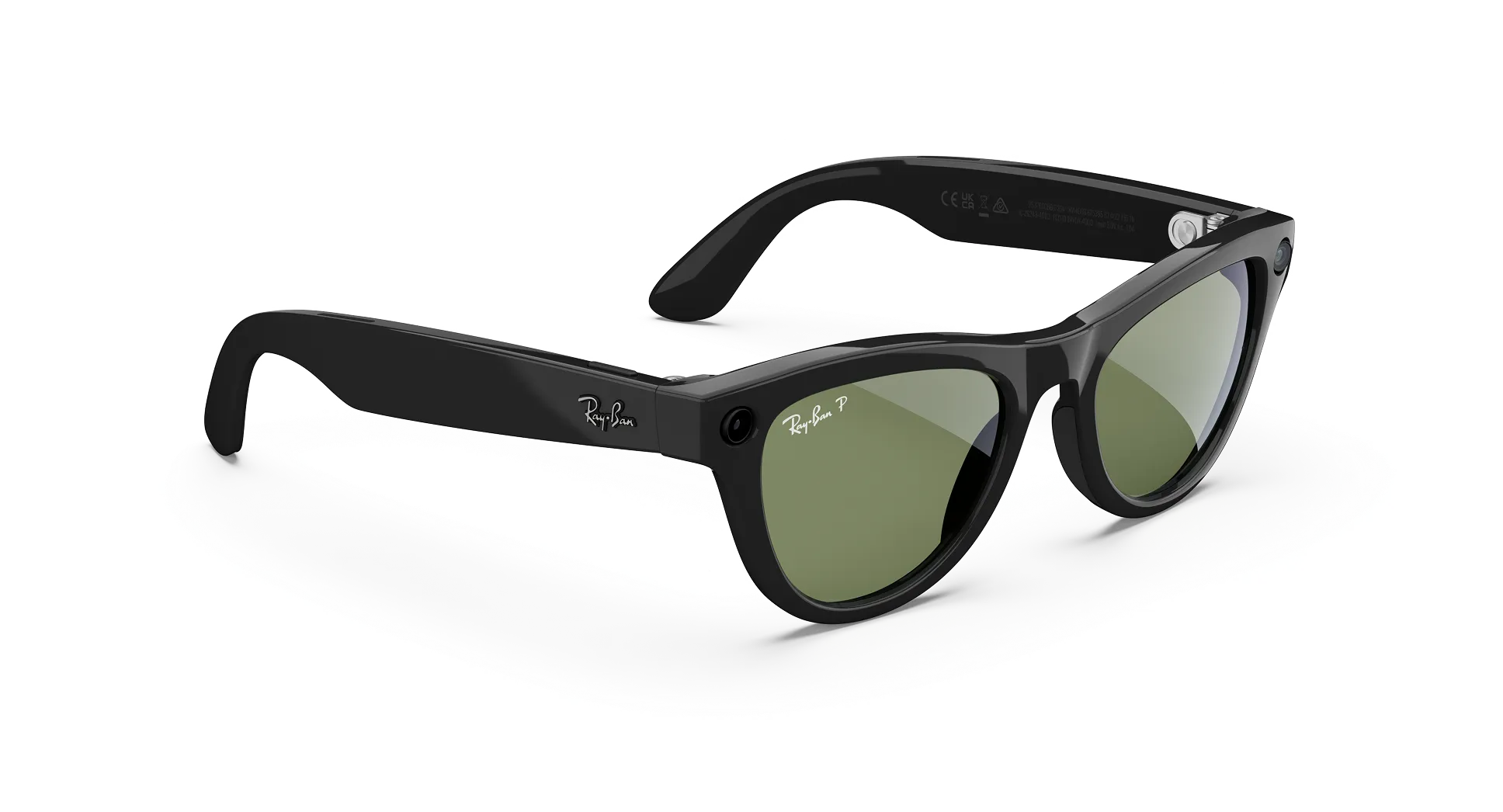 Ray-Ban Meta Glass Skyler - Shiny Black Green Polarized