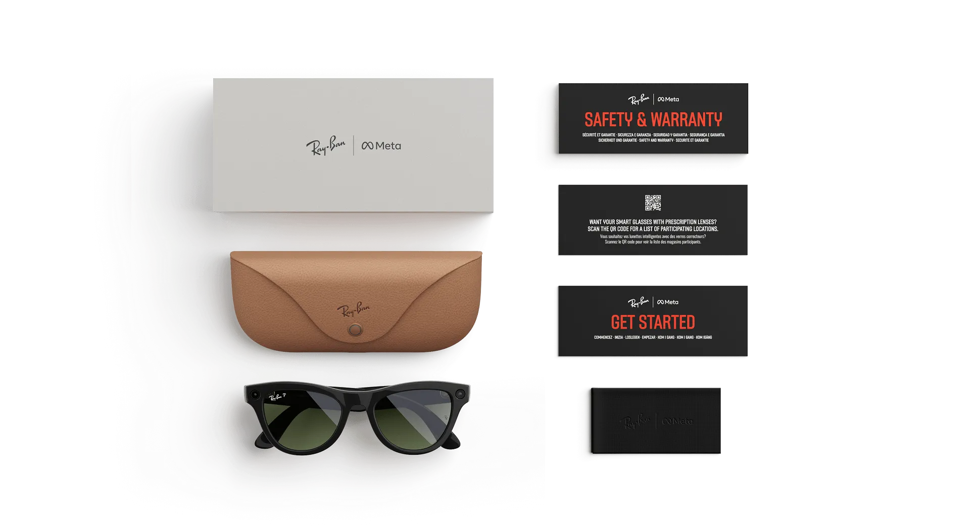 Ray-Ban Meta Glass Skyler - Shiny Black Green Polarized