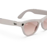 Ray-Ban Meta Glass Skyler - Shiny Chalky Gray Gradient Cinnamon Pink