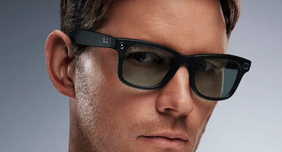Ray-Ban Meta Glass Wayfarer - Matte Black Transitions