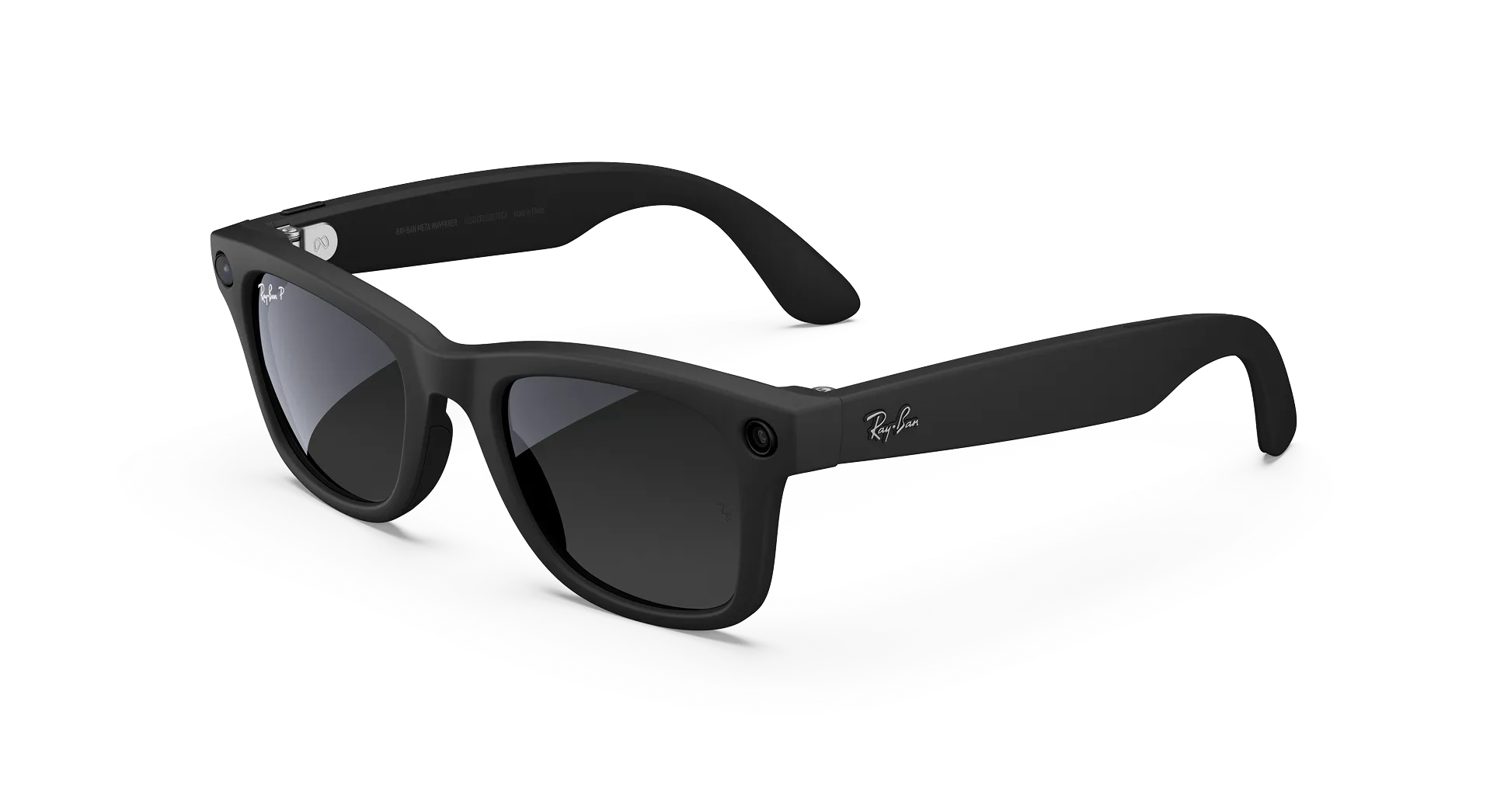 Ray-Ban Meta Glass Wayfarer - Matte Black Polarized