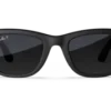 Ray-Ban Meta Glass Wayfarer - Matte Black Polarized